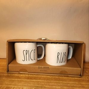 Rae Dunn by Magenta Spice & Rub Ceramic Shakers Set